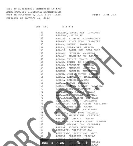 Prc Criminologist Licensure Exam Result Out Prc Gov Ph Cle Results Criminology Board