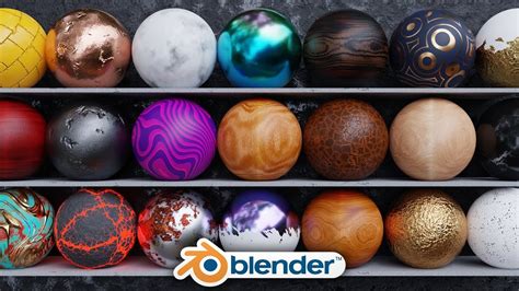 80 Procedural Materials For Blender 28 Learn 3d Now