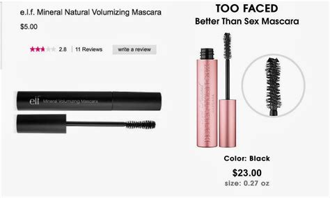 Aerupbeauty Better Than Sex Mascara Dupe