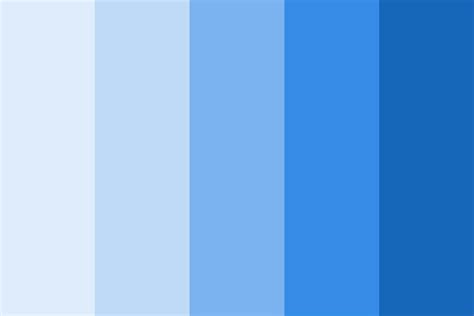 Monochromatic Blue Color Palette