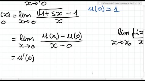 Utilisation Du Taux De Variation Dans Le Calcul De Limite YouTube