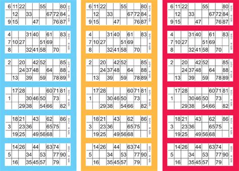 Bewitching Printable Bingo Cards 1 90 Bailey Website