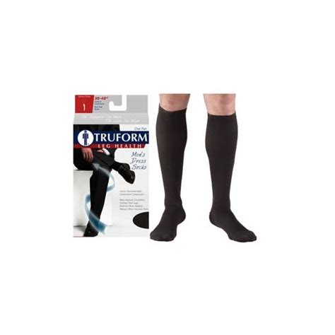 Surgical Appliance Ind Truform Mens Dress Knee High Support Sock 30