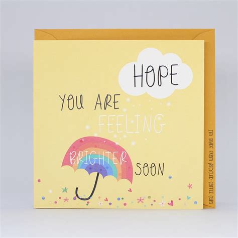 Hope You Are Feeling Brighter Electric Dreams Card The Eel Catchers