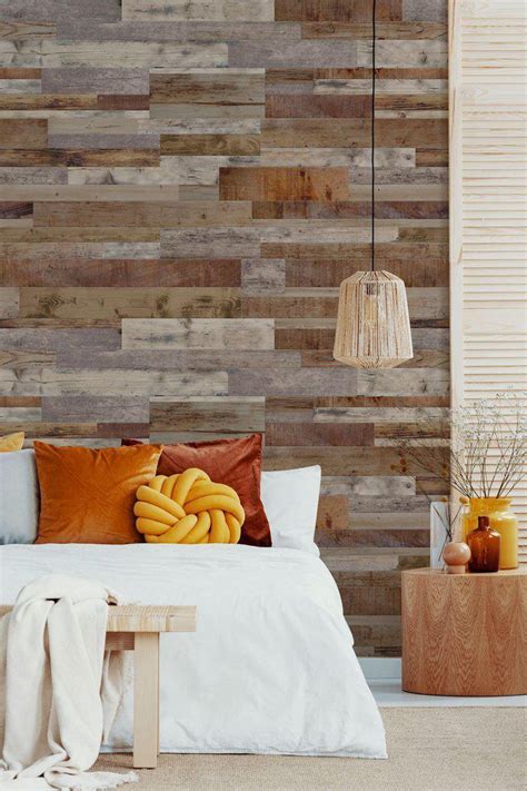 Reclaimed Barn Wood Removable Wallpaper Wall Murals Eazywallz