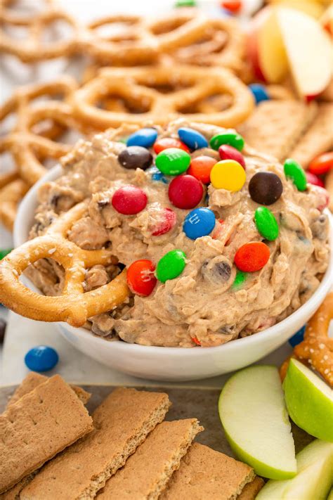 Monster Cookie Dough Dip The Novice Chef