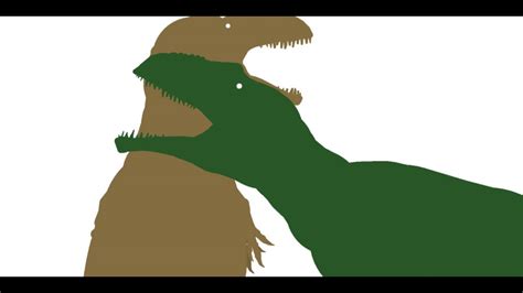 Prehistoric Field Acrocanthosaurus Vs Giganotosaurus Youtube