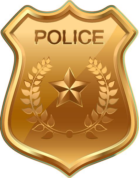 Полицейский значок Png