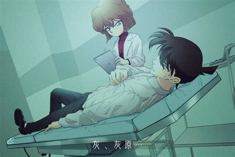 Haibara Ai And Kudou Shinichi Meitantei Conan Drawn By Usagiringo