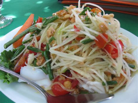 Thai Green Papaya Salad Recipe Latitudes