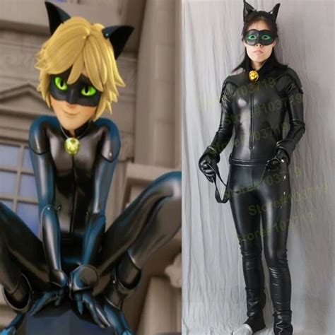 Hero Catcher Custom Made Miraculous Ladybug Cosplay Costume Cat Noir