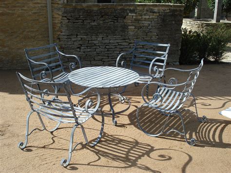 Outdoor dining tables & sets ; Metal Garden Furniture