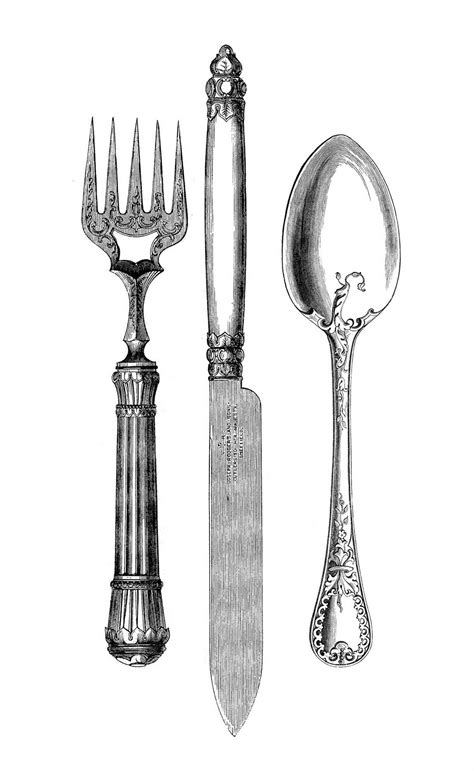 Vintage Kitchen Utensils Clipart 10 Free Cliparts Download Images On
