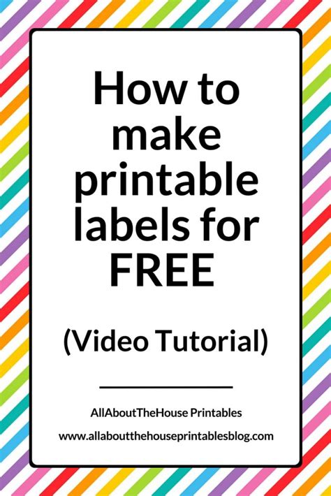 But now, far too many months later, i finally use this hyperlink to print a nutella label template with all your name upon it! How to make printable labels for FREE (using Canva) - All ...