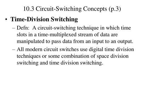 Ppt Ch 10 Circuit Switching And Packet Switching Powerpoint