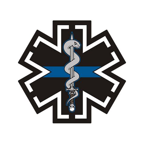Tactical Medic Thin Blue Line Swat Police Sticker Decal Rotten Remains