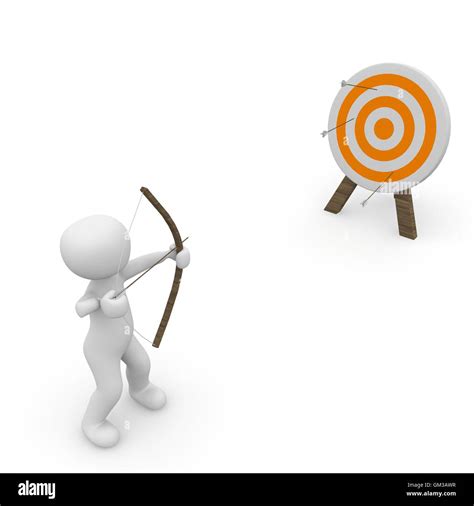 As An Archer Stock Photo Alamy