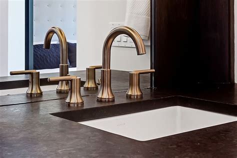 Please note that certain features of this set (e.g. Champagne Bronze Finish Faucet Champagne Bronze Finish ...
