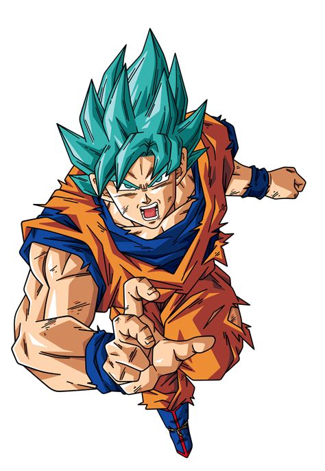 Goku Super Saiyan Blue 3 By Bardocksonic On Deviantart