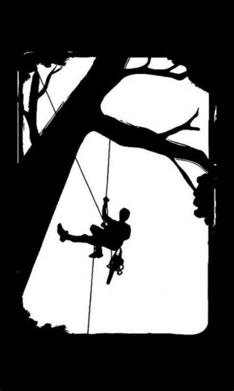 Tree Climber Silhouette