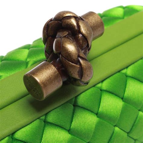 Bottega Veneta Knot Clutch In Apple Green At 1stdibs Bottega Veneta