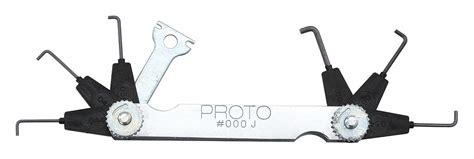 Proto Spark Plug Gap Gauge Set Inch 7 Feeler Blades 0044 In To 008