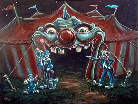 Clown 10 Sold Creepy Circus Creepy Images Scary Clowns