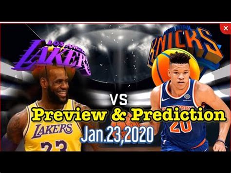 Los angeles lakers new york knicks regular season. NBA: Game Preview | Lakers vs Knicks | Jan.23,2020 - YouTube