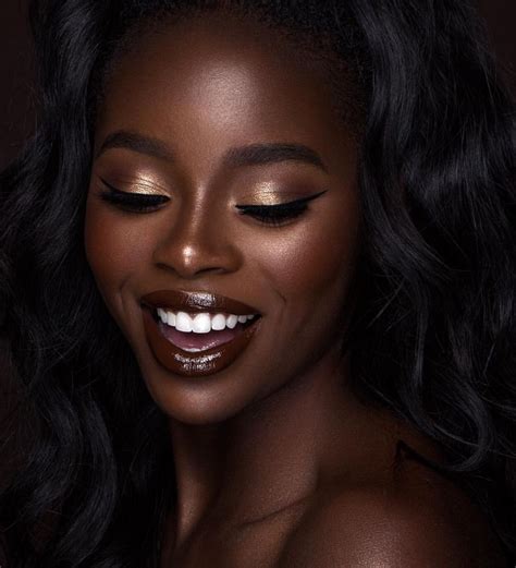 Makeup For Black Women Dark Skin Makeup Dark Skin Beauty Skin Makeup