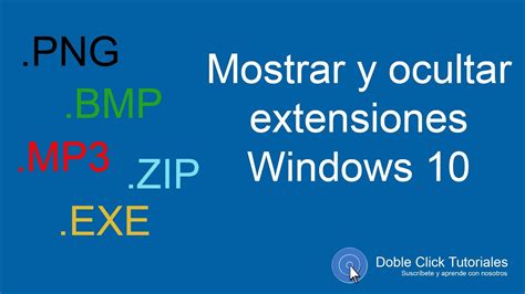 🔎 Cómo Mostrar Extensiones De Archivo En Windows 10