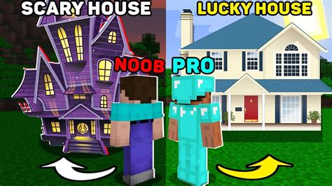 Minecraft Noob Vs Pro Which House To Choose Noob And Pro Animation 3