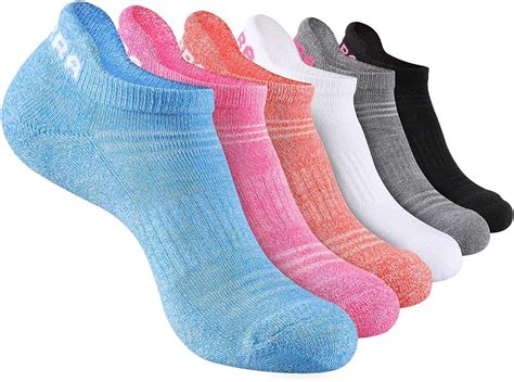 LITERRA Womens Ankle NEW Before Selling Socks 6 Pairs Sock Running