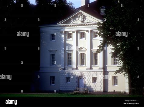 Marble Hill House St Margarets Twickenham In Afternoon Shadow Stock