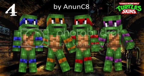Top 5 Tmnt Skins Of All Time Minecraft Blog