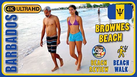 🔱 Brownes Beach Barbados 🇧🇧 😎cool Beach🏖️ 4k Walking Tour Beach Walk And Beach Review Youtube