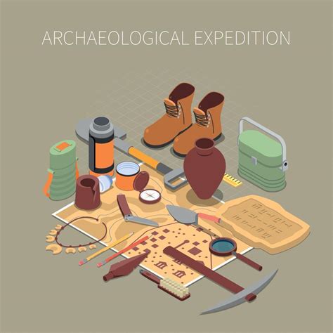 Archaeological Expedition Concept Vector Illustration 2908661 Vector