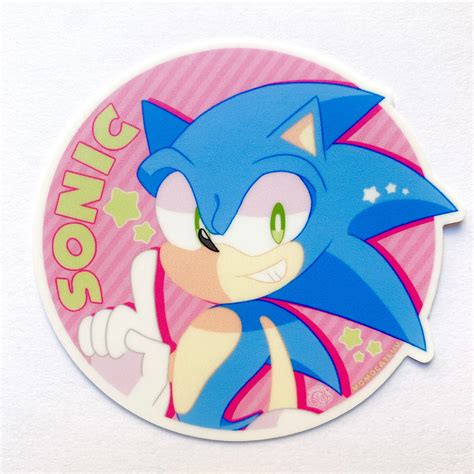 Sonic The Hedgehog Stickers Etsy