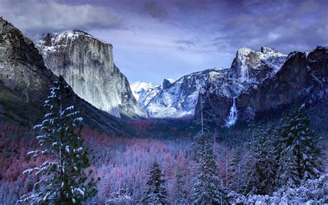 Winter At Yosemite Valley 4k Wallpapers Hd Wallpapers Id 24424