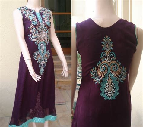 Embroidered Neckline Designs 3d Panels Design Computrised