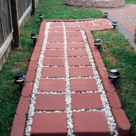 Red Patio Pavers Home Depot Patio Ideas