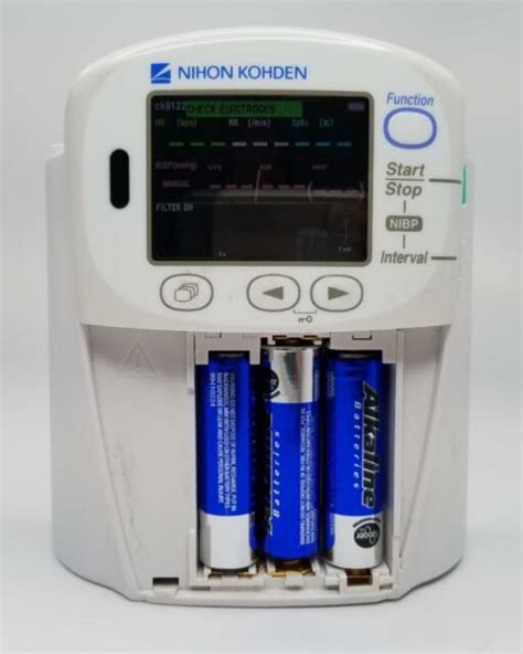 Nihon Kohden Zm 540pa Ecg Cordless Telemetry Transmitter Functional For