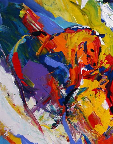 Texas Contemporary Fine Artist Laurie Pace Horse One Abstract Horse