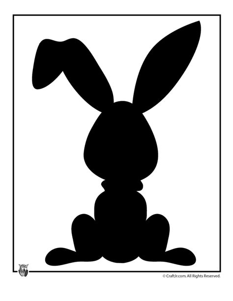 Rabbit Silhouette Clip Art Library