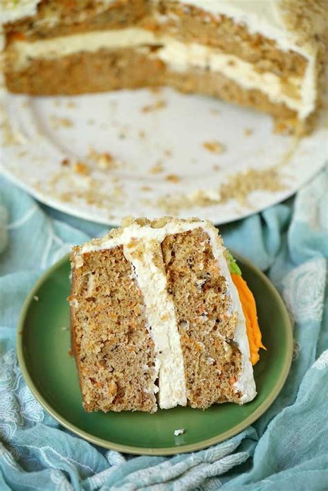 Carrot Cake Cheesecake Cake 2 Layers Of Carrot Cake A Layer Of