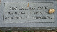 Nina Babette Friedman Abady (1924-1993) - Find a Grave Memorial