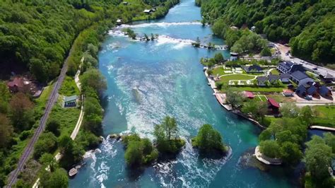 Eko selo Natura art Lohovo Bihać Nacionalni park Una Dron video