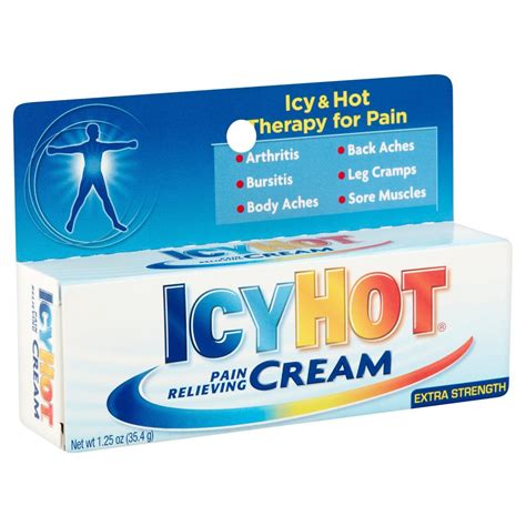 The Icy Hot Pain Relieving Cream 1 25 Oz Stayjuve