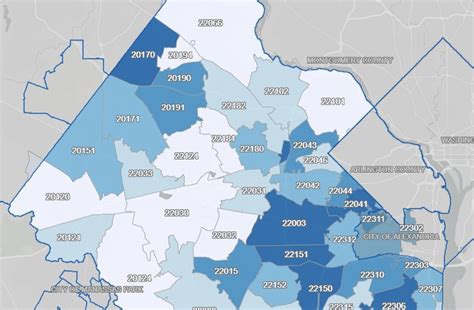 Wanna Know Your Chances Heres The 51220 Zipcode Map From Fairfax