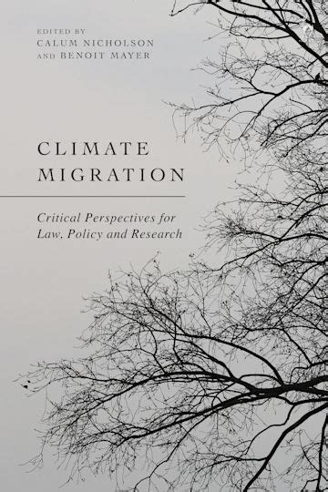 Climate Migration Critical Perspectives For Law Policy And Research