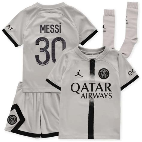 Maillot Enfant PSG Jordan Exterieur Lionel Messi Foot Dealer